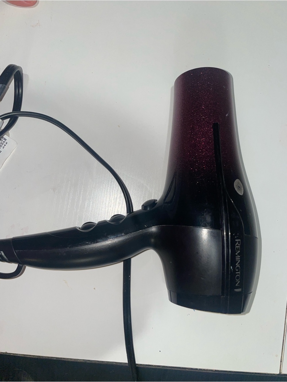 Remington Sparkling Plum and Black Travel Hair Dryer